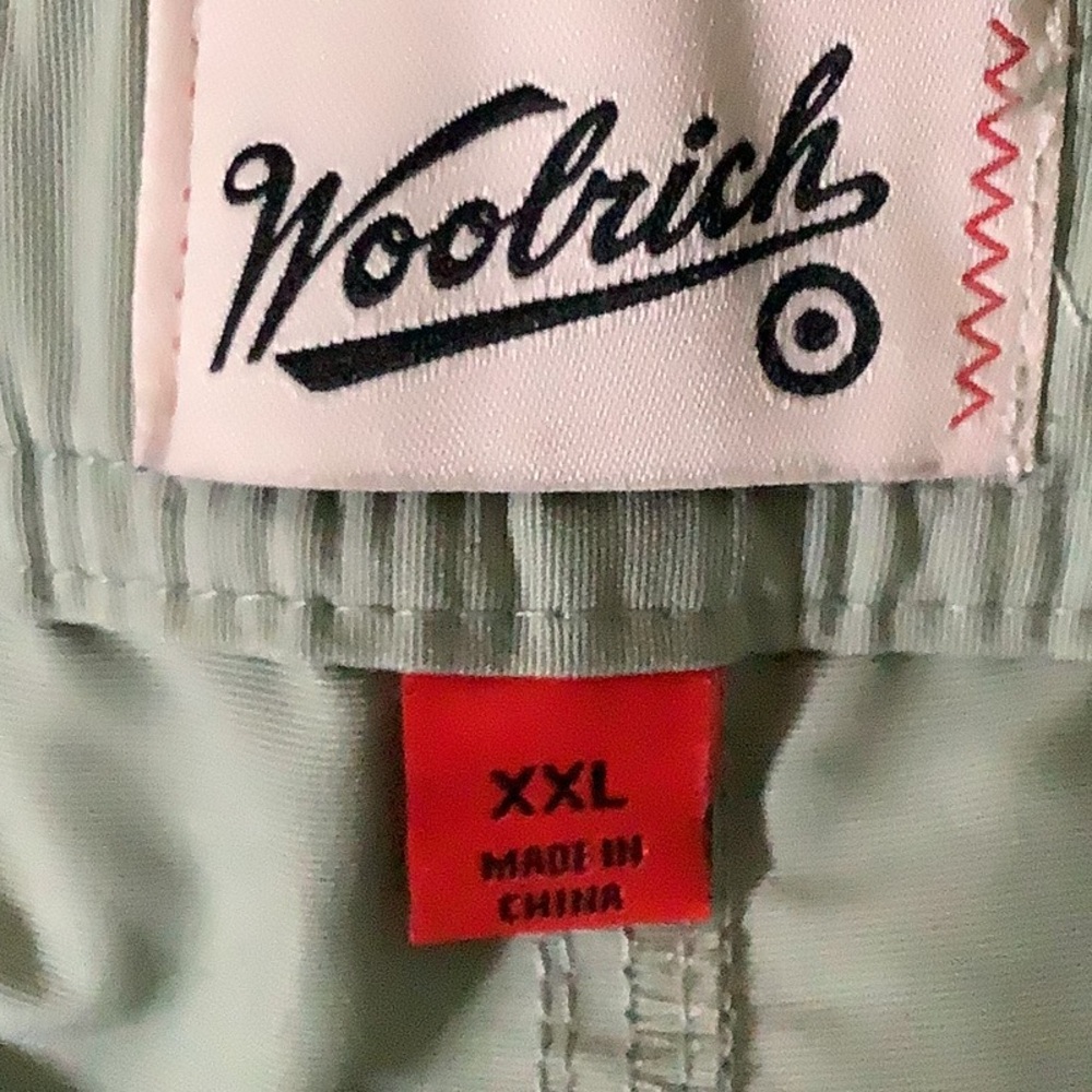 Woolrich Mens Aqua Green Flat Front Pockets Belted Cargo Shorts - Picture 5 of 6